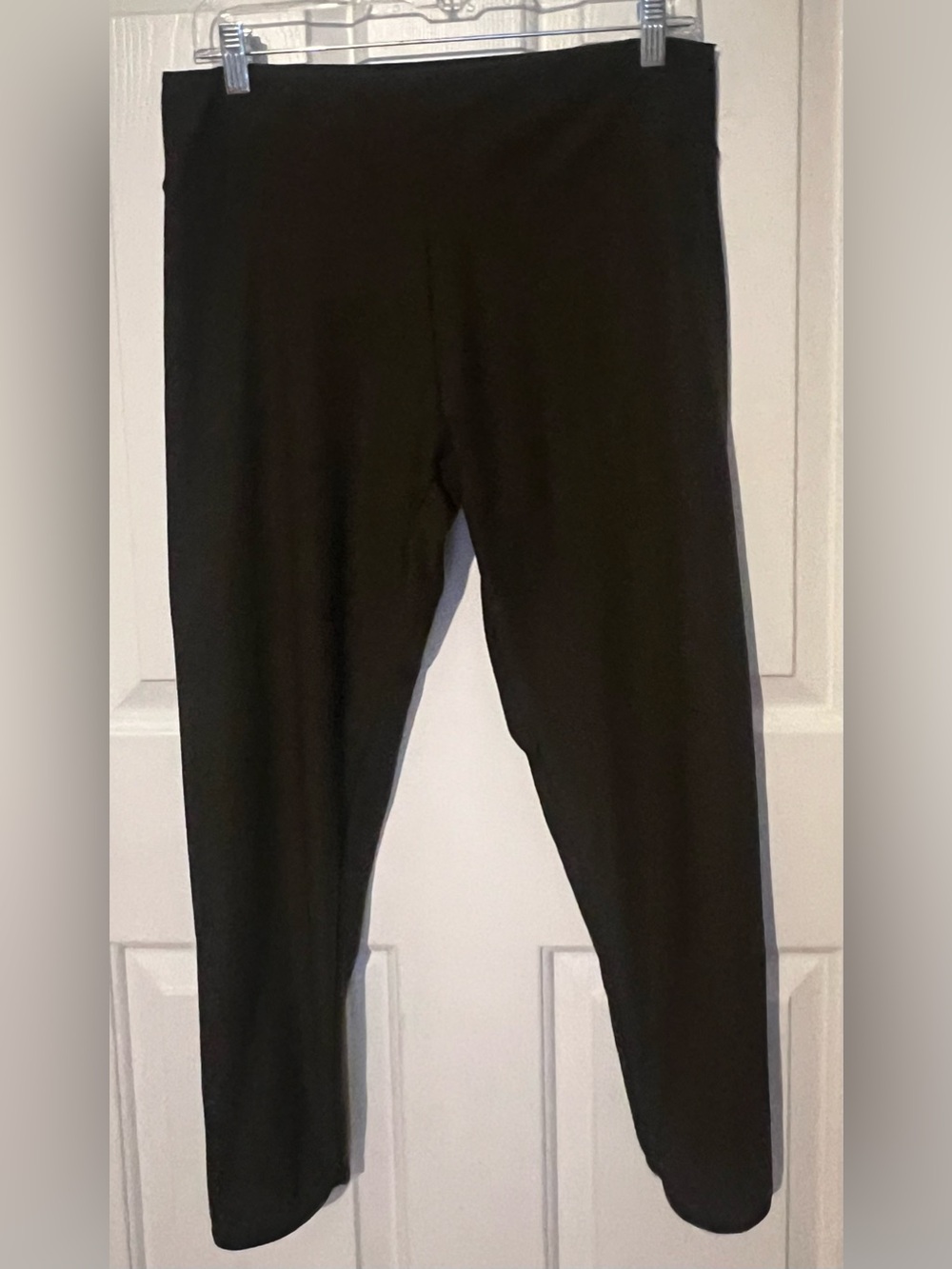 Bally Total Fitness Lattice Detail Leggings Brown XL Like New